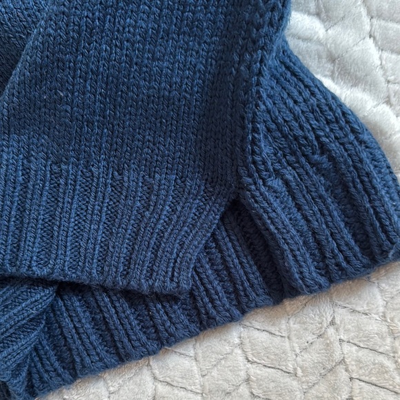 Zaraknit  Deep Blue Crew Neck Sweater Size S - Picture 6 of 7